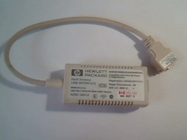 HP Modem Line Interface Adapter A2991-60016 9000 HP9000