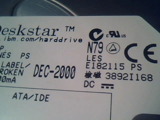 Hard Drive IDE Disk IBM Deskstar DTLA-307030 07N5639 F80326 07N5807 F80418 - image 9
