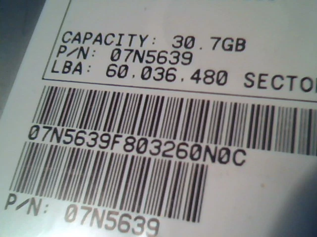 Hard Drive IDE Disk IBM Deskstar DTLA-307030 07N5639 F80326 07N5807 F80418 - image 10