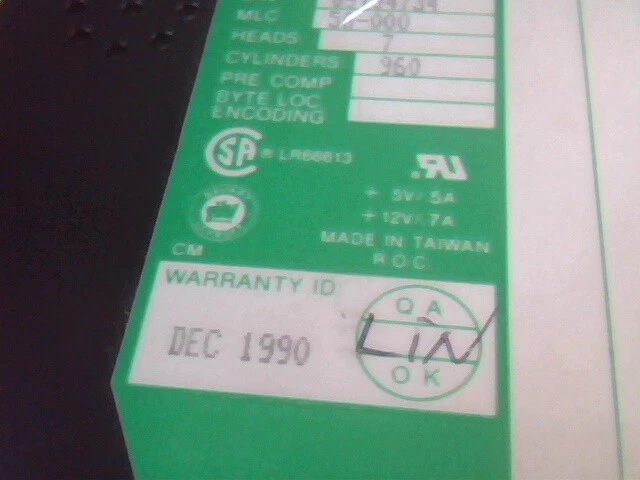 Hard Disk Drive IDE Microscience Corporation 7100-20 56-000 - image 3