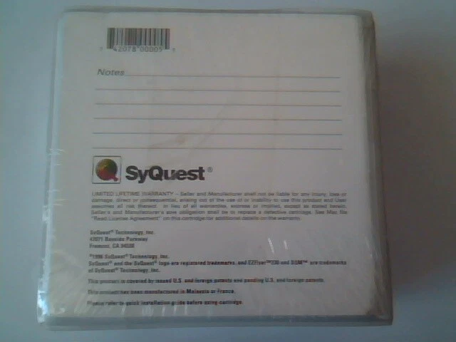 SyQuest ezflyer 230MB Removable Cartridge Mac Formatted - image 3