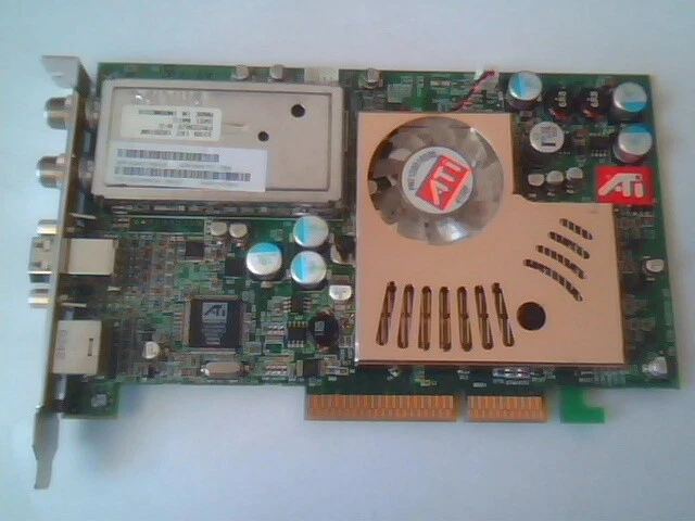 ATI AIW Radeon 9600 XT 128M AGP Video 102A0900301 128MB