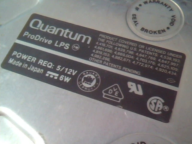Hard Disk Drive IDE Quantum ProDrive LPS LP85A 980809105 85A - image 2