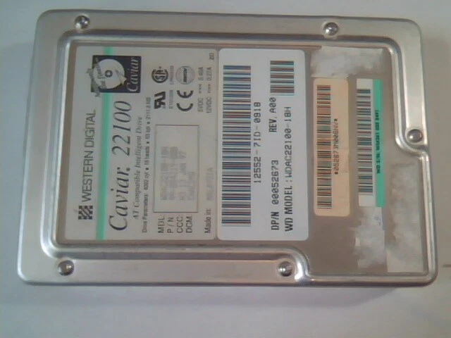 Hard Drive IDE Western Digital Caviar WDAC22100-18H 99-004219-008 00052673