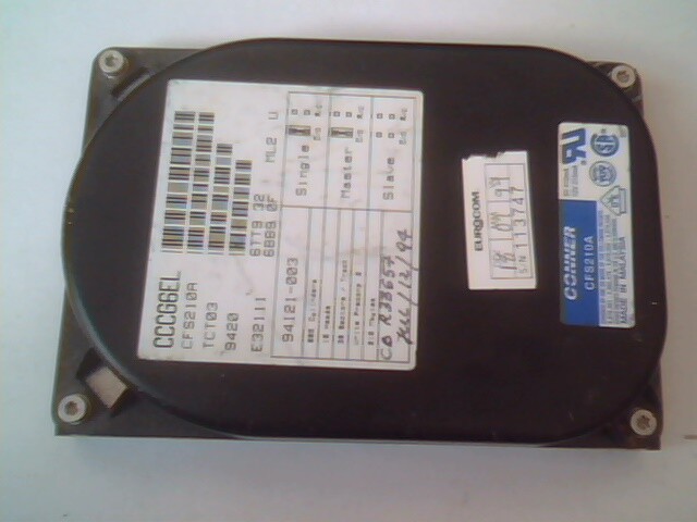 Hard Drive IDE Disk Conner CFS210A CCCG6EL 94121-003