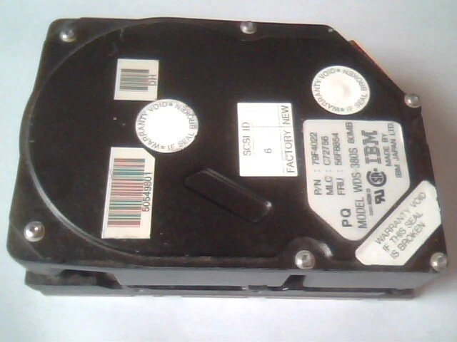 Hard Disk Drive SCSI IBM 79F4022 C72756 56F8854 WDS-380S DH