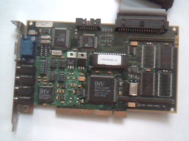 RasterMedia Connectware PCI Video Card 30PC0001 BTV NTSC Tuner Board - image 3