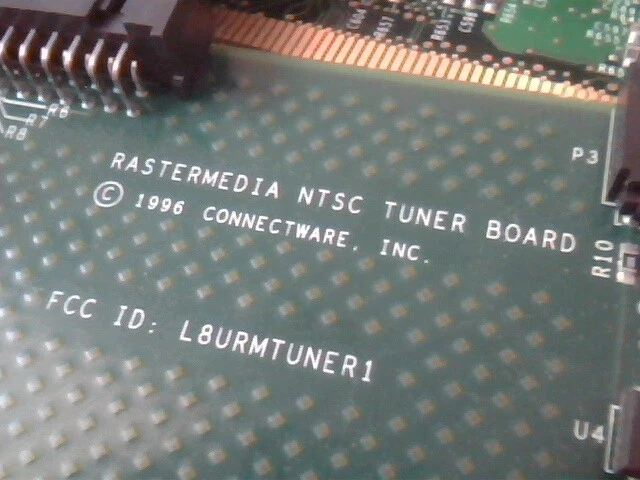 RasterMedia Connectware PCI Video Card 30PC0001 BTV NTSC Tuner Board - image 4