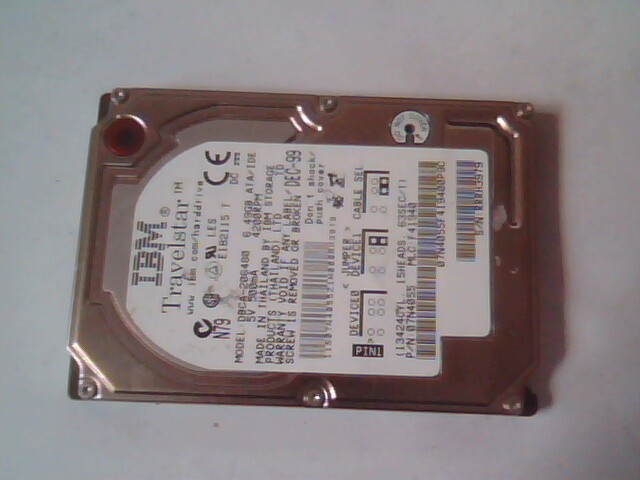2.5 Hard Drive IDE IBM Travelstar DBCA-206480 07N4055 T