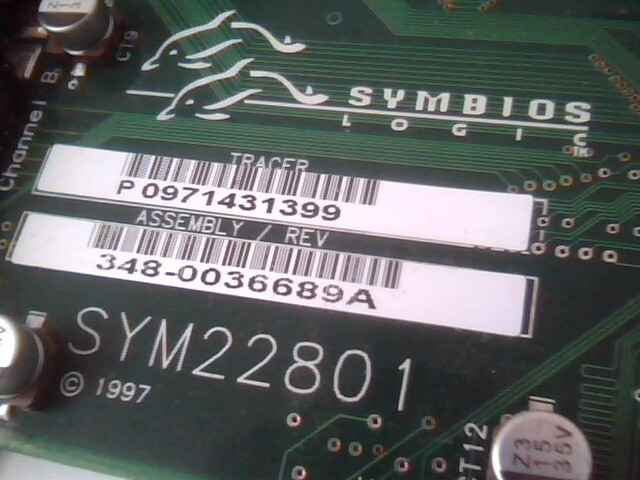 Sun Symbios SCSI PCI Card SYM22801 375-0005-01 Rev.50 - image 2