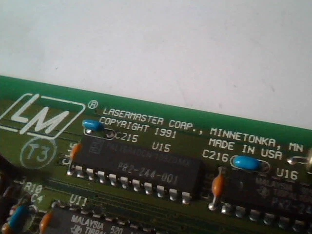 Lasermaster WinPrinter ISA Controller Card 500002 REV5B/B - image 2