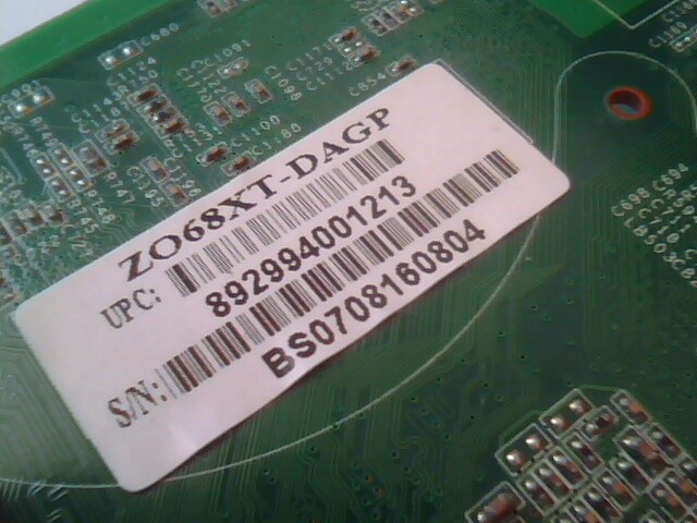 ZO68XT-DAGP Z068XT ZOGIS GeForce 6800XT 128MB S-Video AGP Card V360750R - image 3