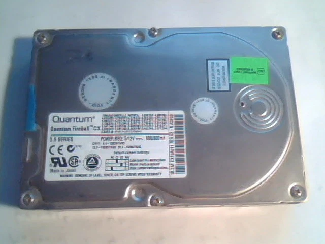 Hard Drive IDE Disk Quantum Fireball CX CX10A011 10.2AT 02-B