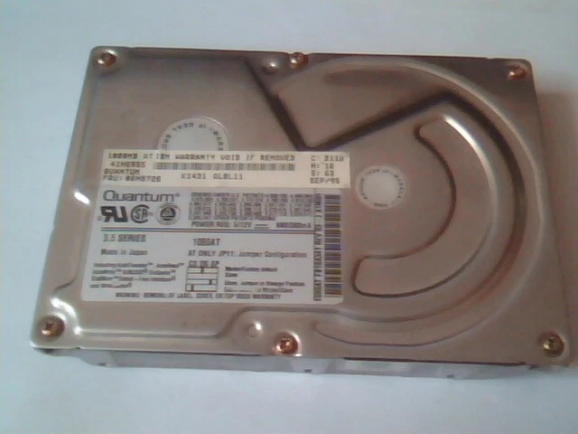 Hard Drive IDE Disk Quantum 06H8726 FB10A341 1080AT 03-J 41H6955 06H8726