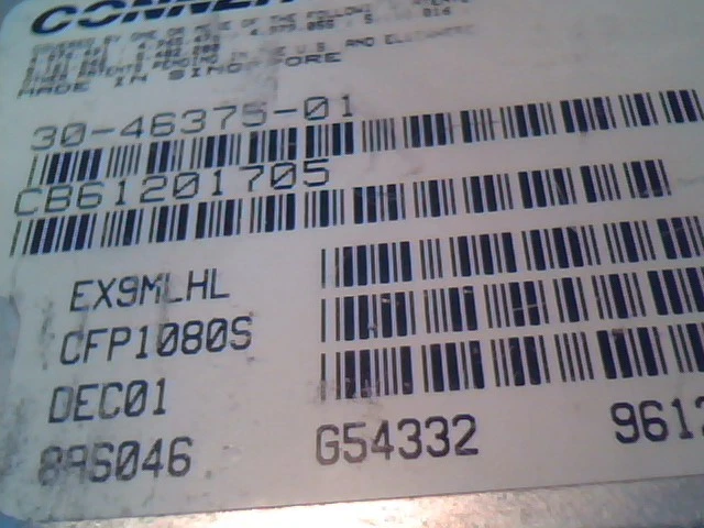 Hard Drive SCSI Disk Conner CFP1080S CFP 1080S 1GB CB1201705 30-46375-01 - image 3