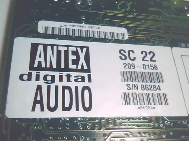 Antex Digital Audio SC 22 SC22 209-0156 PCI Sound Card - image 6