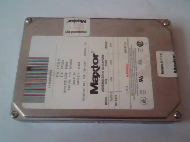 Hard Drive IDE Disk Maxtor 17G3178 92F0403 7245AI 92F0403