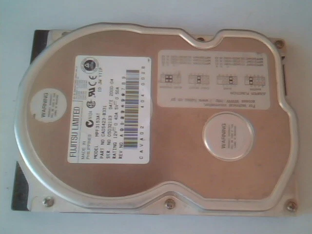 Hard Drive IDE Disk Fujitsu MPF3153AT CA05423-B331 YTIP 404-0028