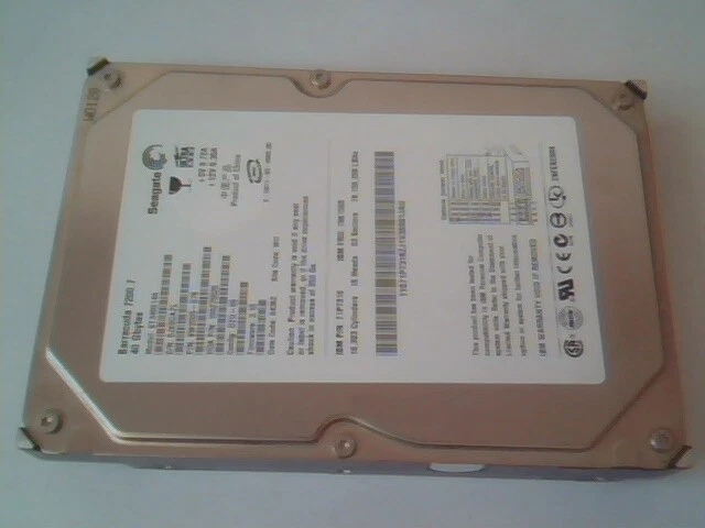 Hard Disk Drive IDE Seagate Barracuda ST340014A 9W2005-076 40GB 100275520