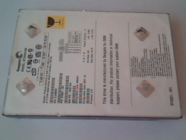 Hard Disk Drive IDE Seagate ST340015A 9Y3001-001 100271841