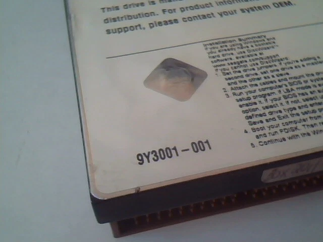 Hard Disk Drive IDE Seagate ST340015A 9Y3001-001 100271841 - image 4