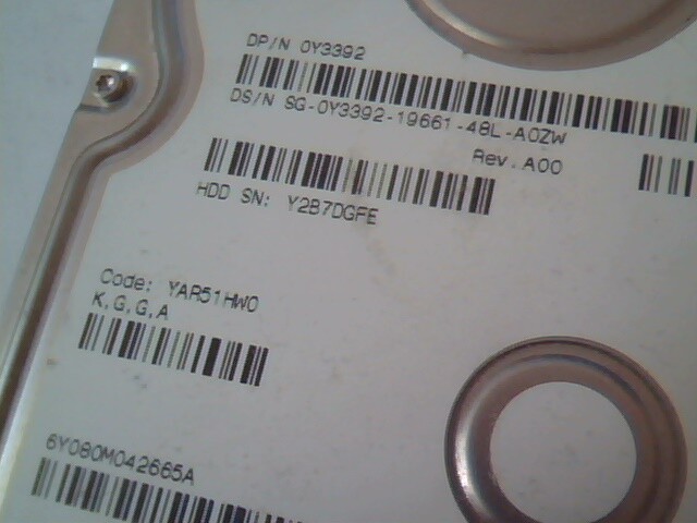 Hard Disk Drive SATA Maxtor YAR51HW0 0Y3392 DiamondMax Plus 9 80GB - image 3