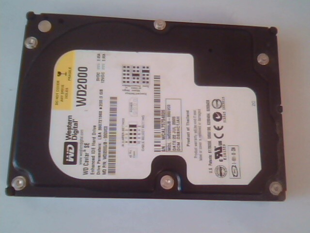 Hard Disk Drive IDE Western Digital Caviar SE WD2000JB-00GVC0 200GB 390721968