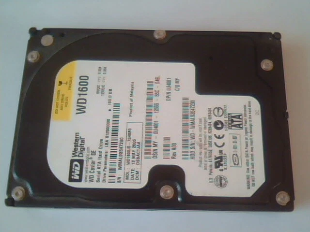 Hard Drive SATA Western Digital WD1600JD-75HBB0 Caviar DSBACTJAA A00