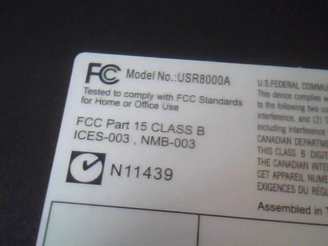 USR U.S.Robotics Broadband Router USR8000A with Serial Modem COM Port ISDN Cable - image 6