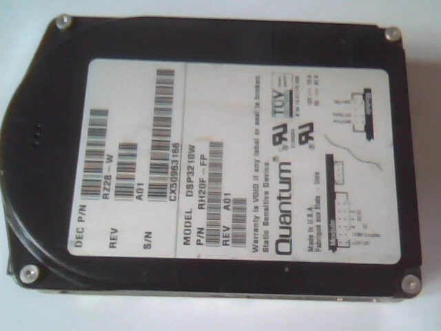Hard Drive SCSI Disk Quantum DSP3210W RH20F-FP RZ28-W A01 HDD