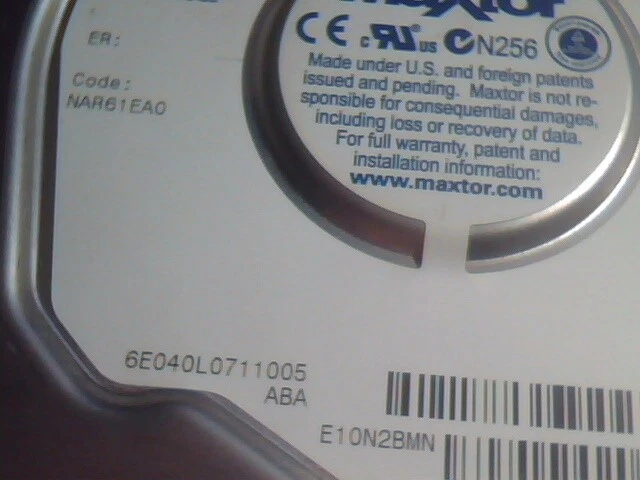 Hard Drive Disk IDE Maxtor E-H011-02-3427 DiamondMax Plus 8 E10N2BMN NAR61EA0 - image 3