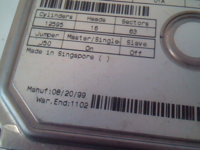 Hard Drive Disk IDE Maxtor 90650U2 02A MA540PRO 12595 MA540PR0 01A 02A - image 4