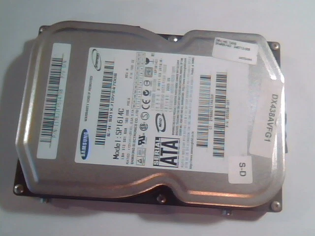 Hard Disk Drive SATA Samsung SpinPoint SP1614C 1176J1FY514798 350389-001 RevA