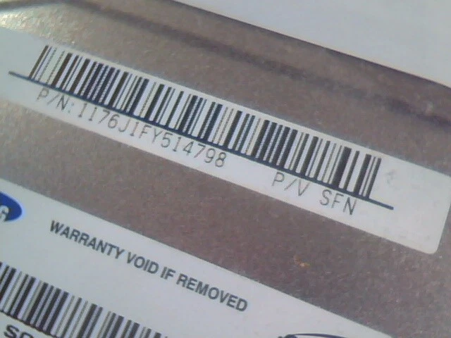 Hard Disk Drive SATA Samsung SpinPoint SP1614C 1176J1FY514798 350389-001 RevA - image 4