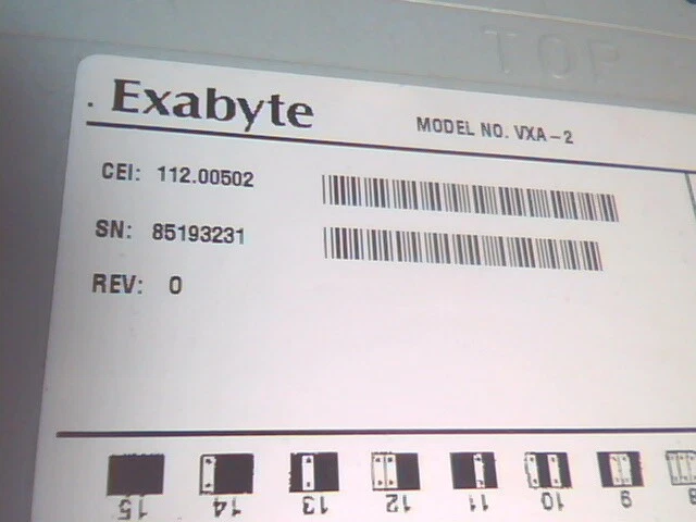 Exabyte VXA-2 112.00502 SCSI Tape Drive 8mm 80/160 GB 5.25" Internal LVD - image 2