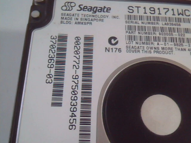 Hard Disk Drive SCSI Seagate ST19171WC 9E0006-022 A-01-9825-2 SUN 370-2369-03 - image 3