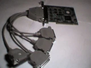 MP954 StarTech PCI4S550 4-Port PCI Card Quad 25-pin RS-232 Serial 550 UART