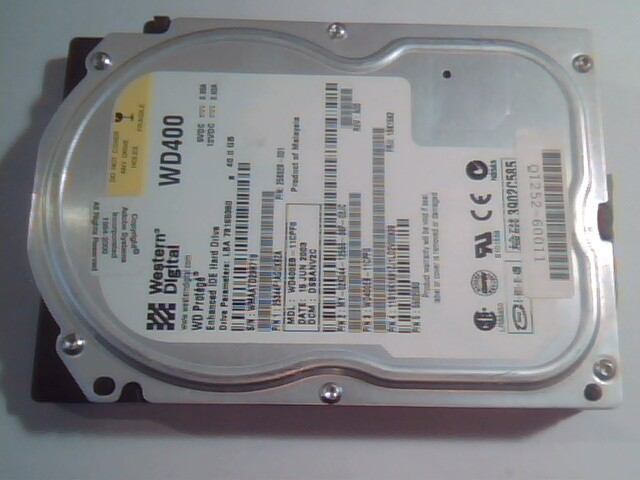 HDD Hard Disk Drive IDE Western Digital WD400EB-11CPF0 DSBANV2C 78165360 Protege