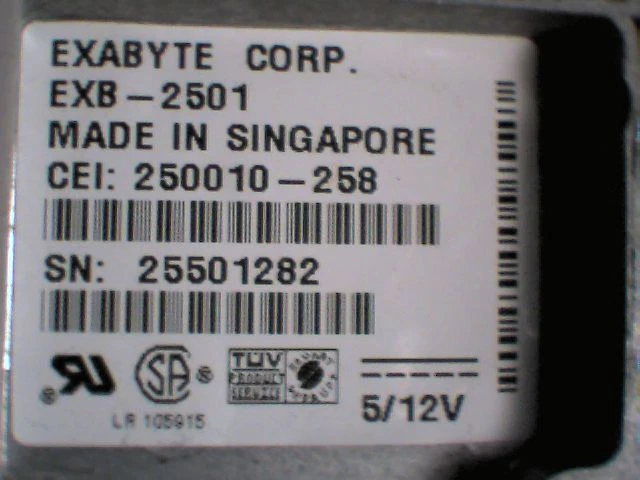 Exabyte EXB-2501 CEI: 250010-258 50-pin SCSI 1GB Mini-Cartridge 1/4" - image 4