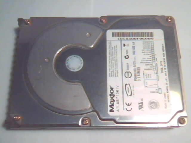 Hard Drive Disk SCSI Maxtor Atlas 10K IV 8B036J0020101 3.5 E-H011-01-0101 D33019