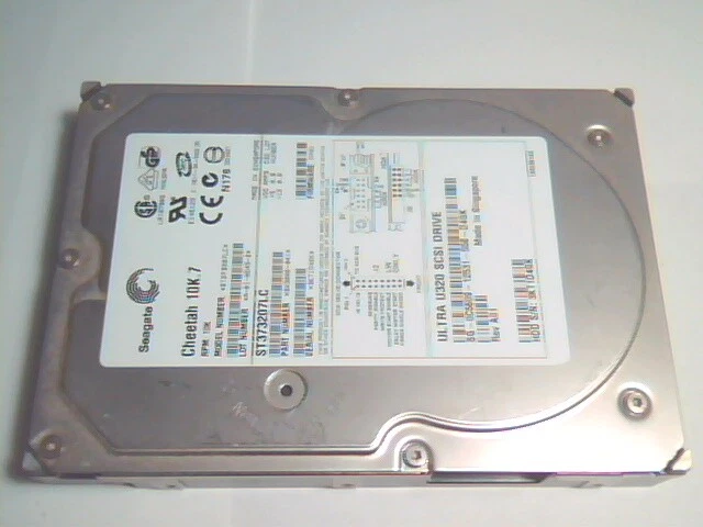 Hard Drive Disk SCSI Seagate Cheetah 10K.7 ST373207LC 80-pin 9X3006-041