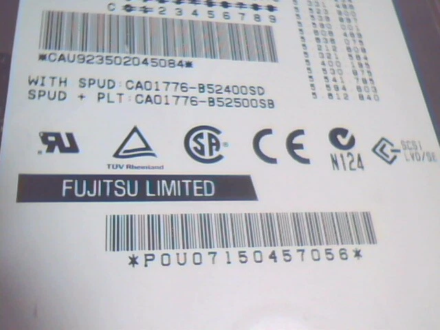 Hard Drive Disk SCSI Fujitsu Limited MAG3182LC CA01776-B52300SV 3900006-02 JW - image 3