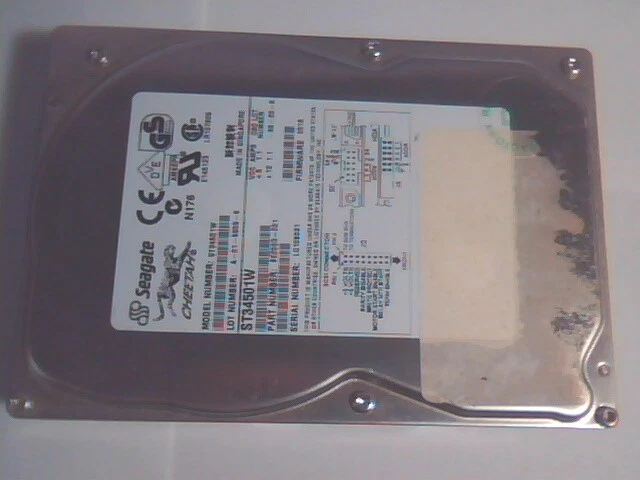 Hard Drive Disk SCSI Seagate Cheetah ST34501W A-01-9808-6 9E2003-001 0018