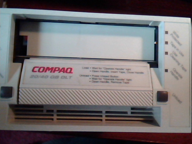DLT Tape Drive Compaq 20/40 GB TH5AA-HK 70-32048-20 SCSI SE Standalone A01 - image 7