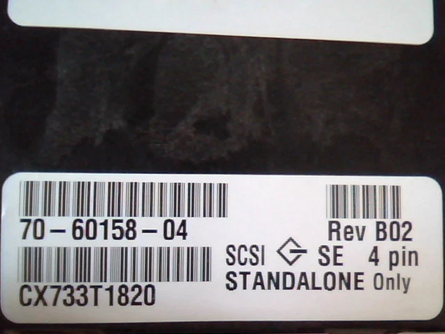 DLT Tape Drive Quantum TH3AA 70-60158-04 SCSI SE B02 Standalone 4 pin - image 2