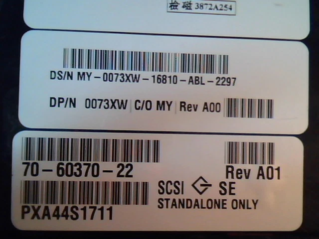 DLT Tape Drive Quantum TH6AE-AZ A11 70-60370-22 A01 SCSI SE Standalone 7000 - image 2