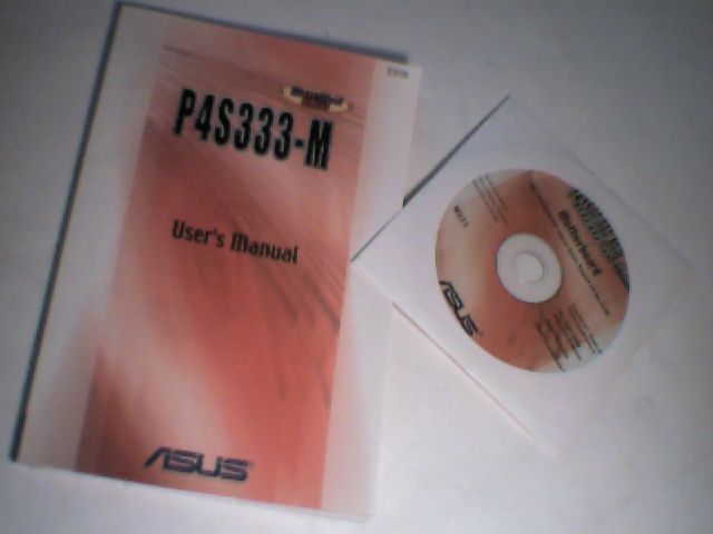 User's Manual and Driver CD for ASUS P4S333-M SiS 645/650/645DX Chipset M231