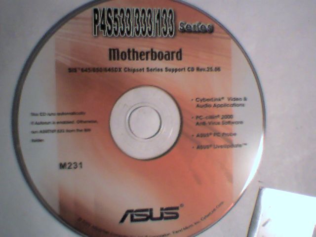 User's Manual and Driver CD for ASUS P4S333-M SiS 645/650/645DX Chipset M231 - image 3
