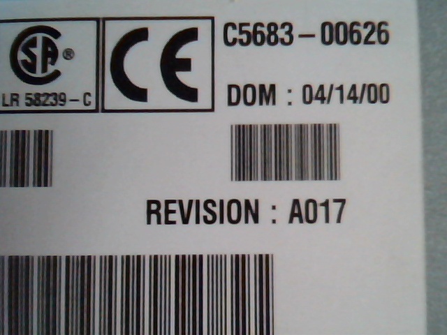 SCSI DAT Tape Drive C5683-00626 A017 3900028-02 E139285 DPW - image 2