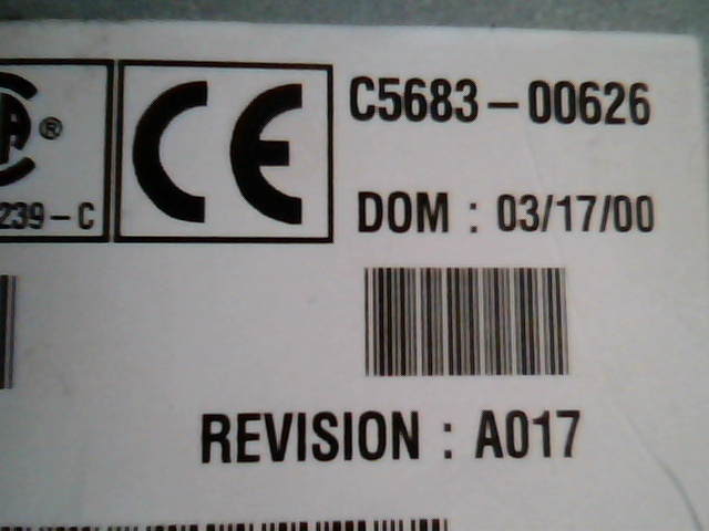 SCSI DAT Tape Drive C5683-00626 A017 3900028-02 E139285 DPW - image 8